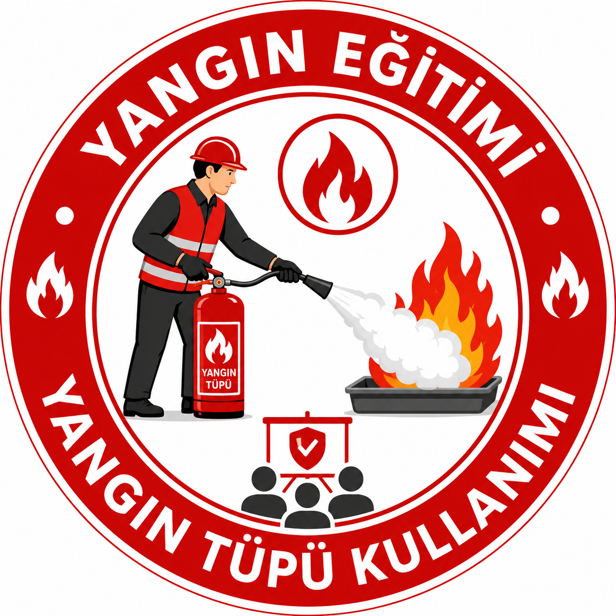 Yangın Eğitimi ve Yangın Tüpü Kullanımı Sunumu