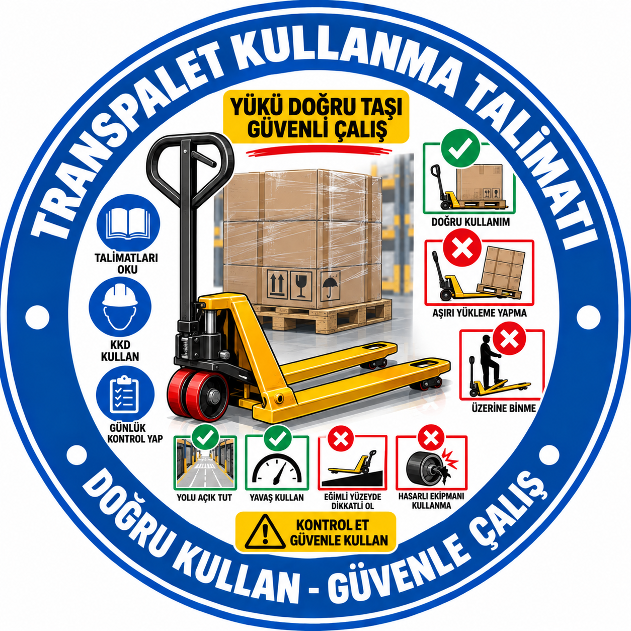 Transpalet Kullanma Talimatı
